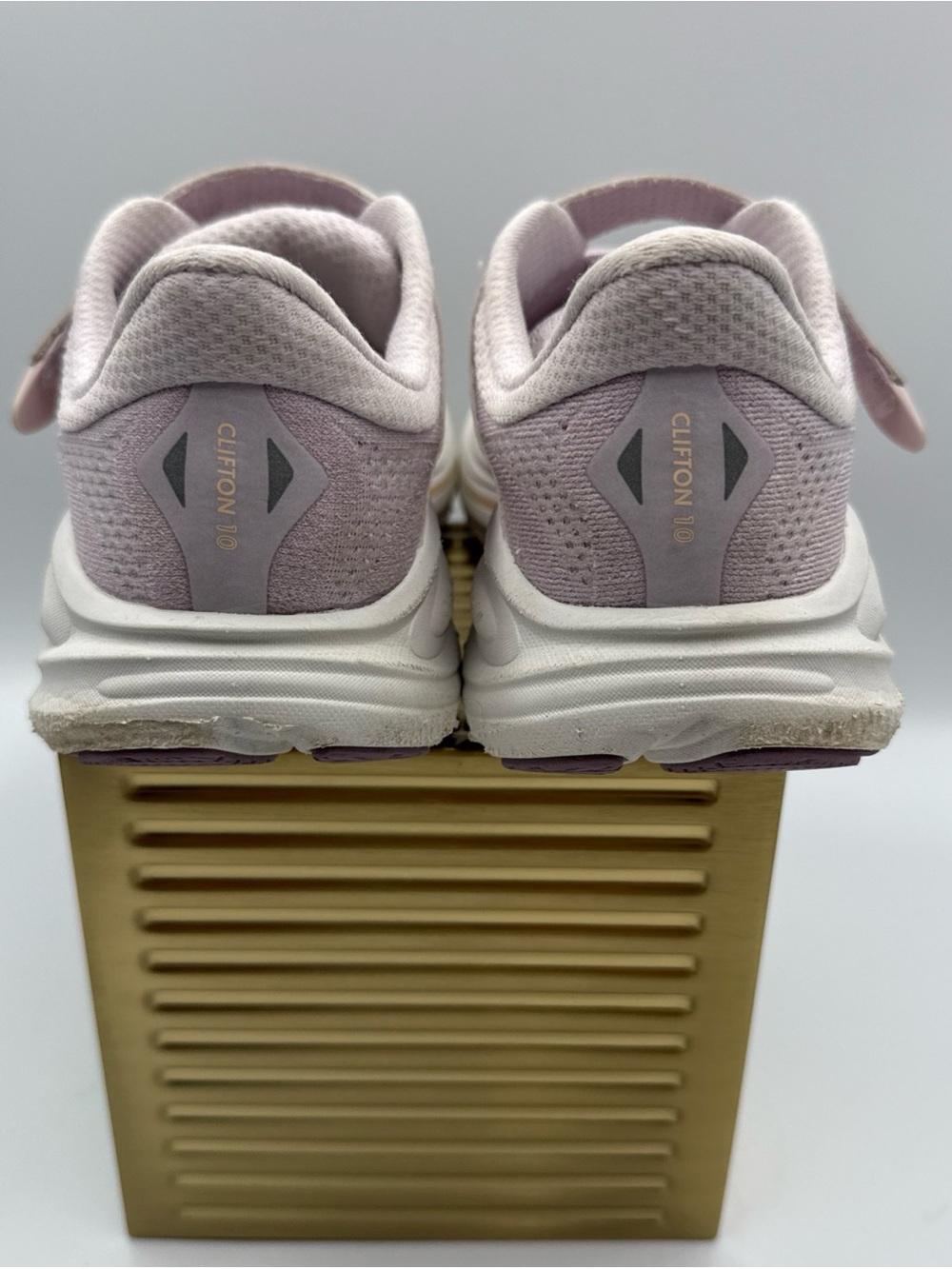 Hoka Kids' Pale Lavender and Peach Accent Sneakers - Picture 2 of 8